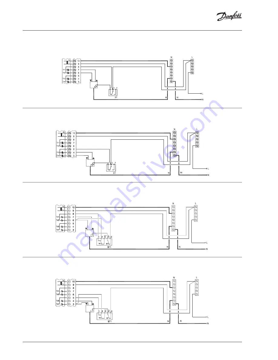 Danfoss ECL Comfort 310, P318 Installation Manual Download Page 8