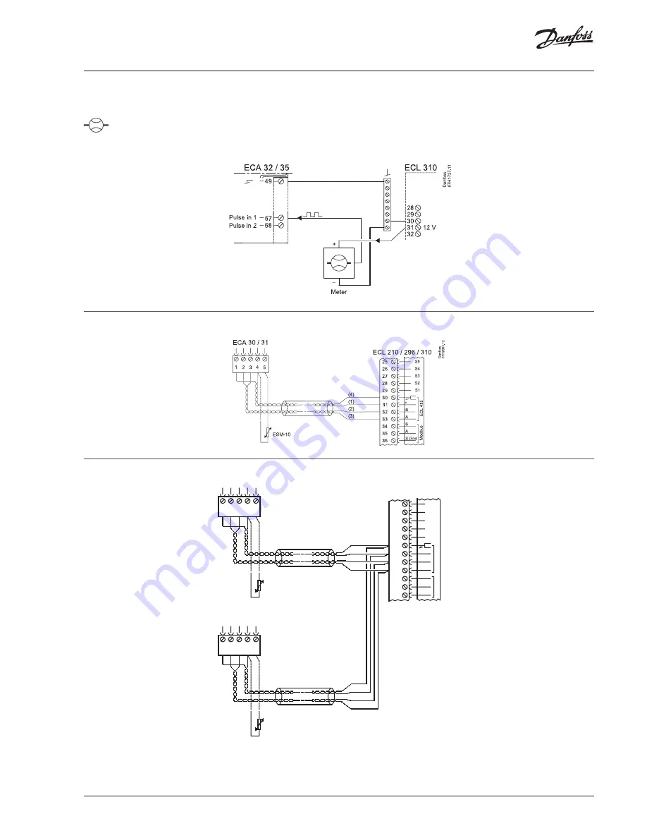 Danfoss ECL Comfort 310, P318 Installation Manual Download Page 11