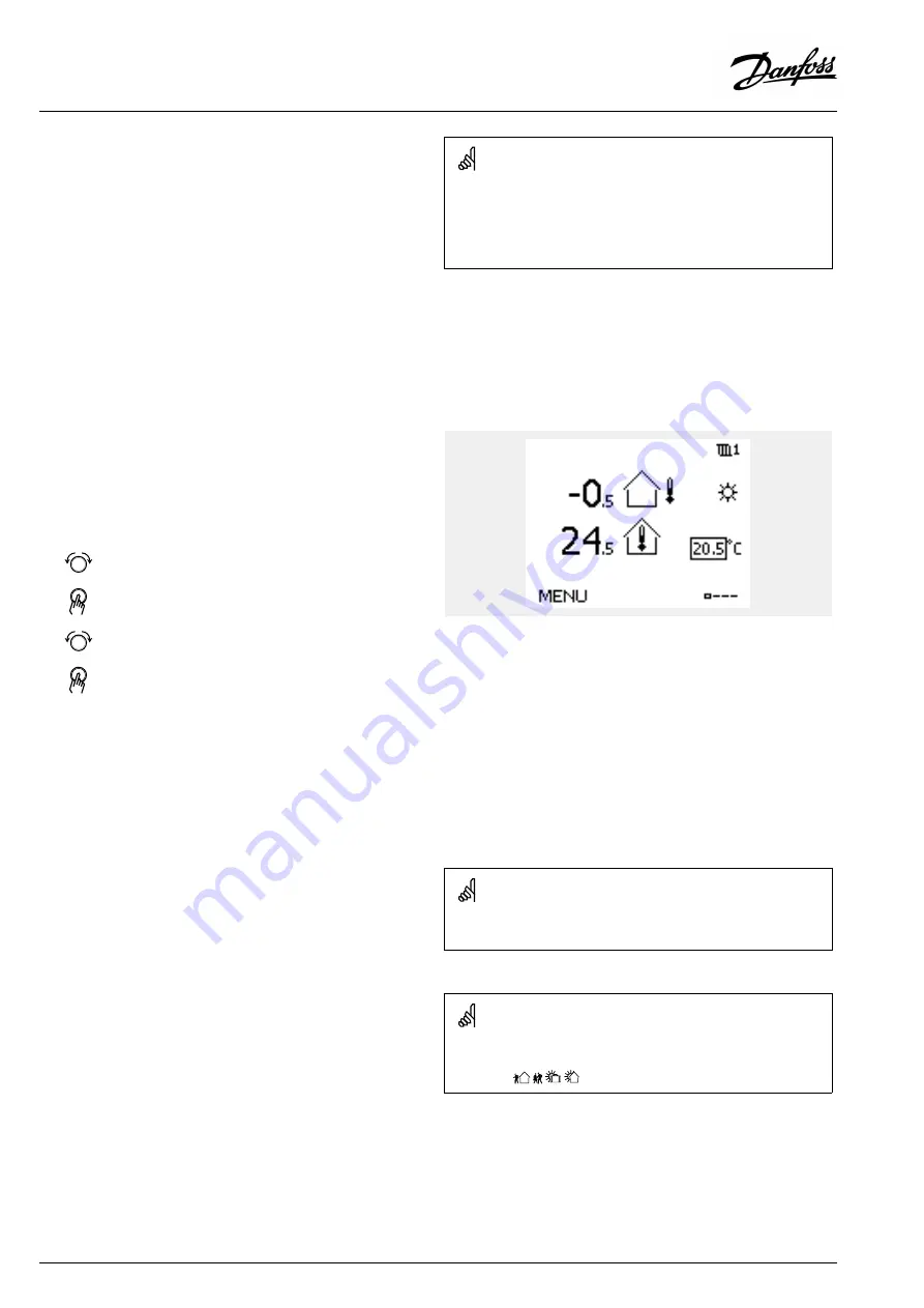 Danfoss ECL Comfort 310 Operating Manual Download Page 64