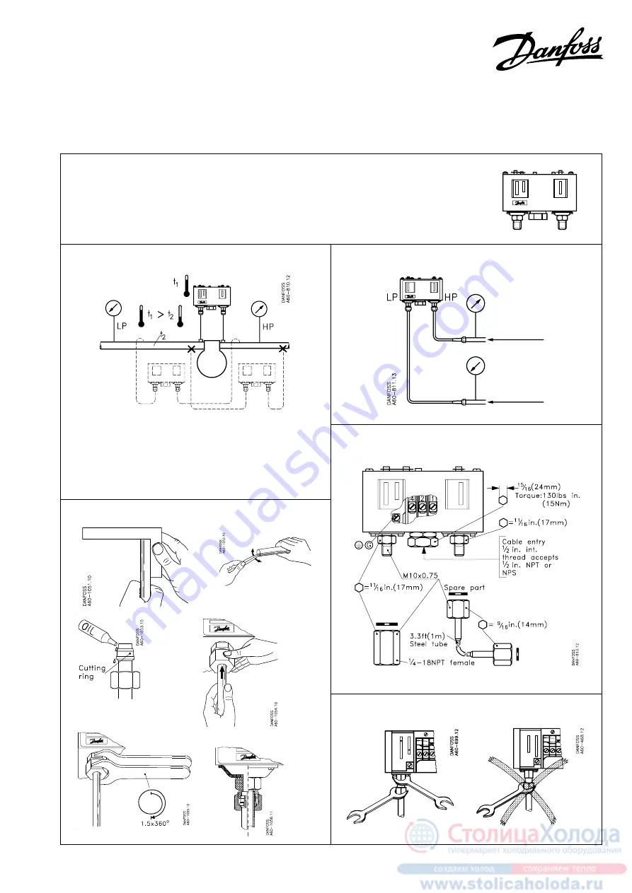 Danfoss KP 15A Скачать руководство пользователя страница 1