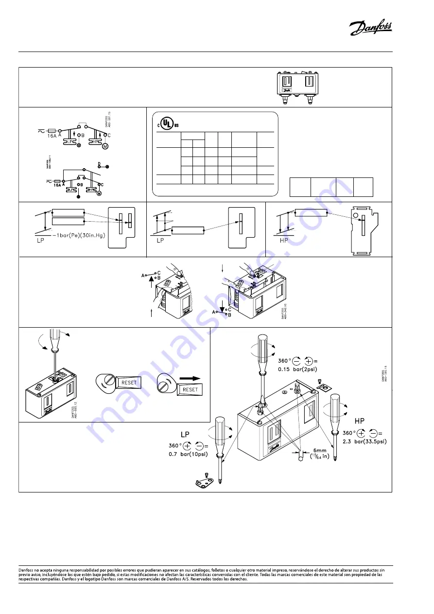 Danfoss OP-LSQM Series Instructions Manual Download Page 26