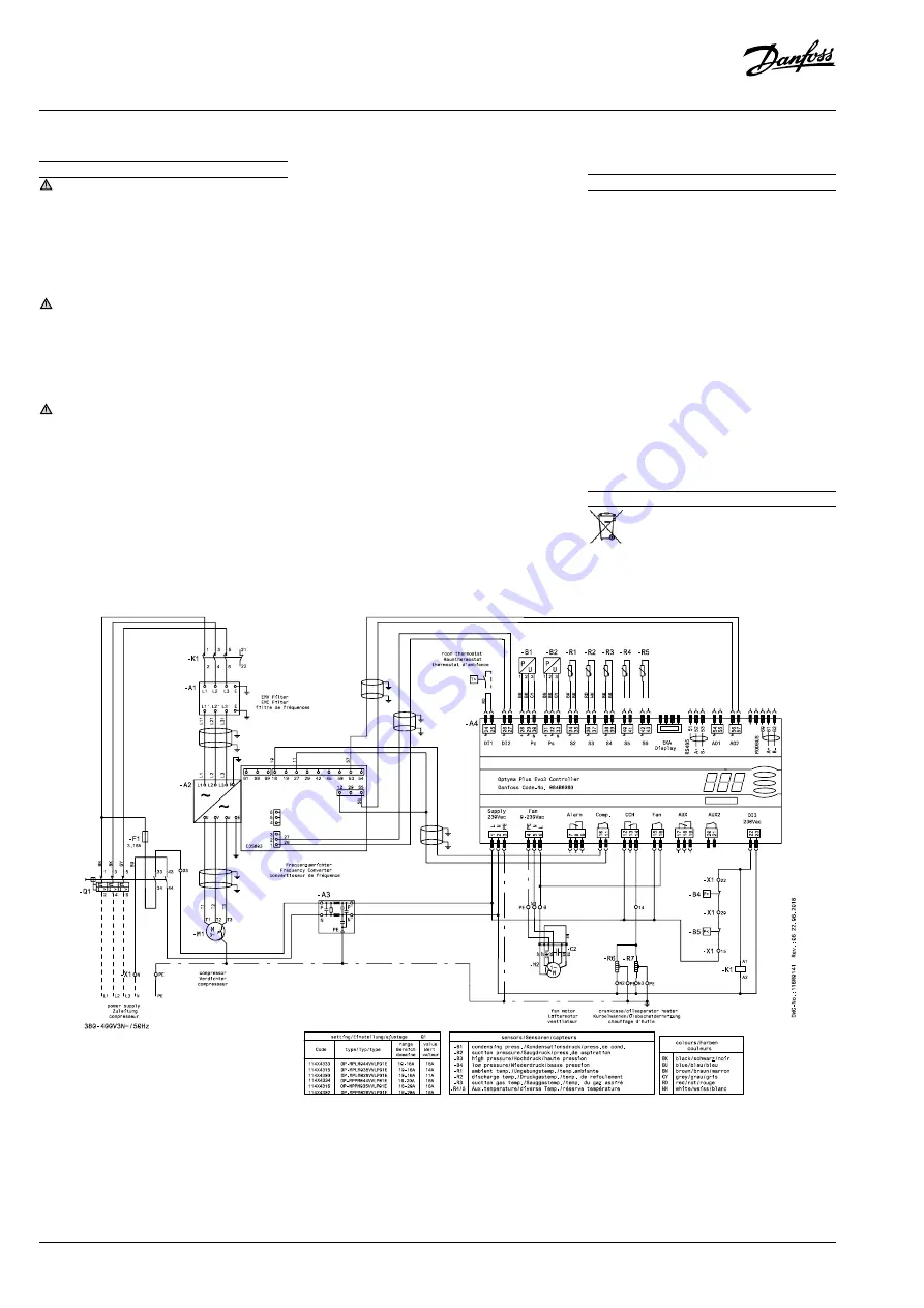 Danfoss Optyma Plus INVERTER Series Instructions Manual Download Page 16