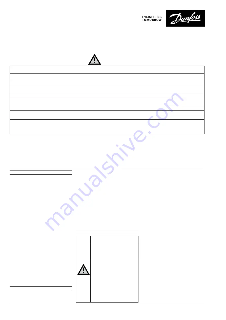 Danfoss Optyma Plus OP-LPV Instructions Manual Download Page 8