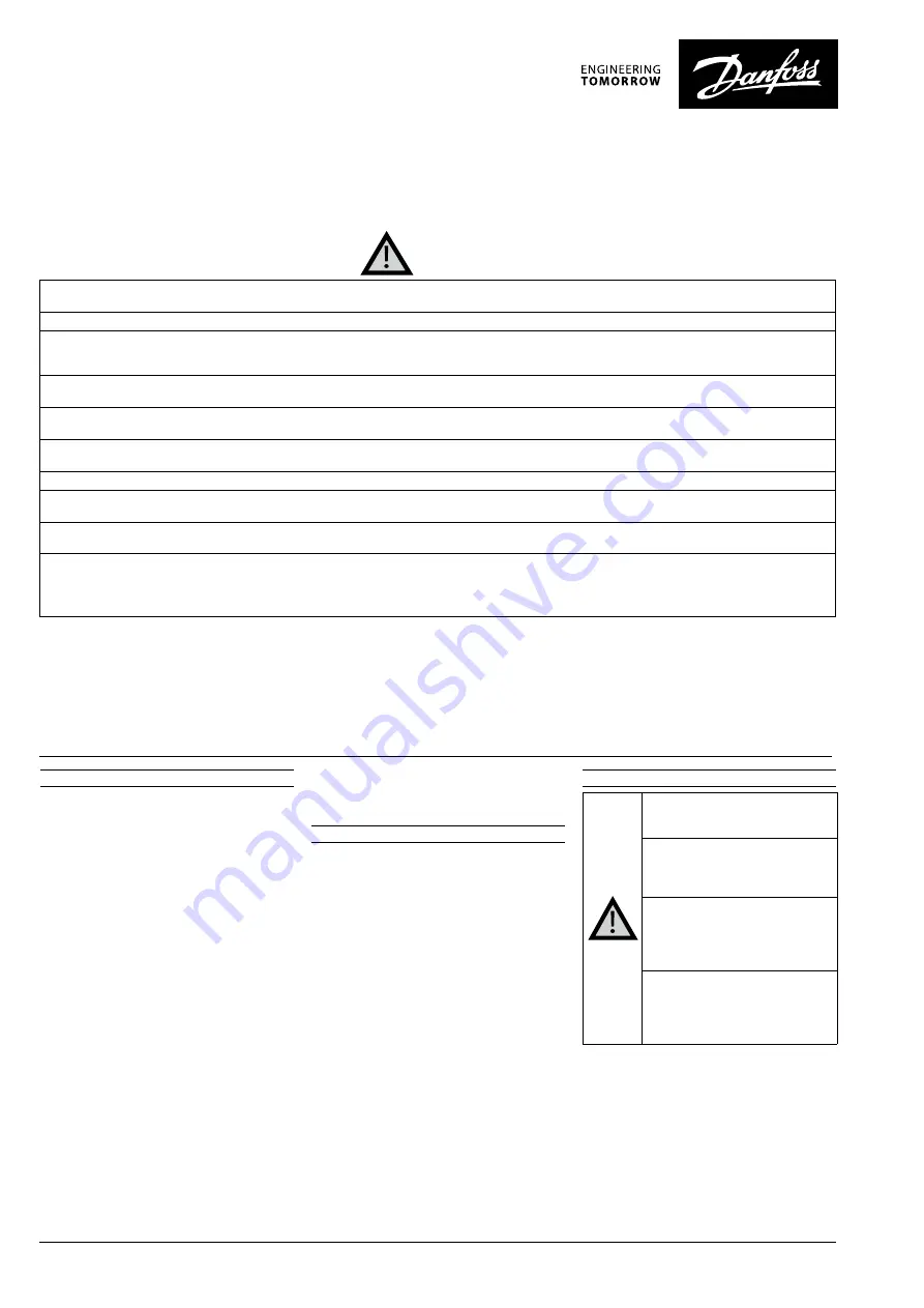 Danfoss Optyma Plus OP-LPV Instructions Manual Download Page 20