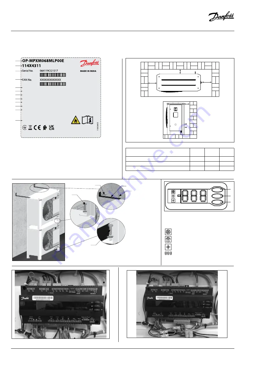 Danfoss Optyma Plus OP-LPV Instructions Manual Download Page 64