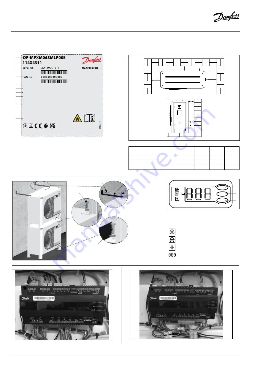 Danfoss Optyma Plus OP-LPV Instructions Manual Download Page 66