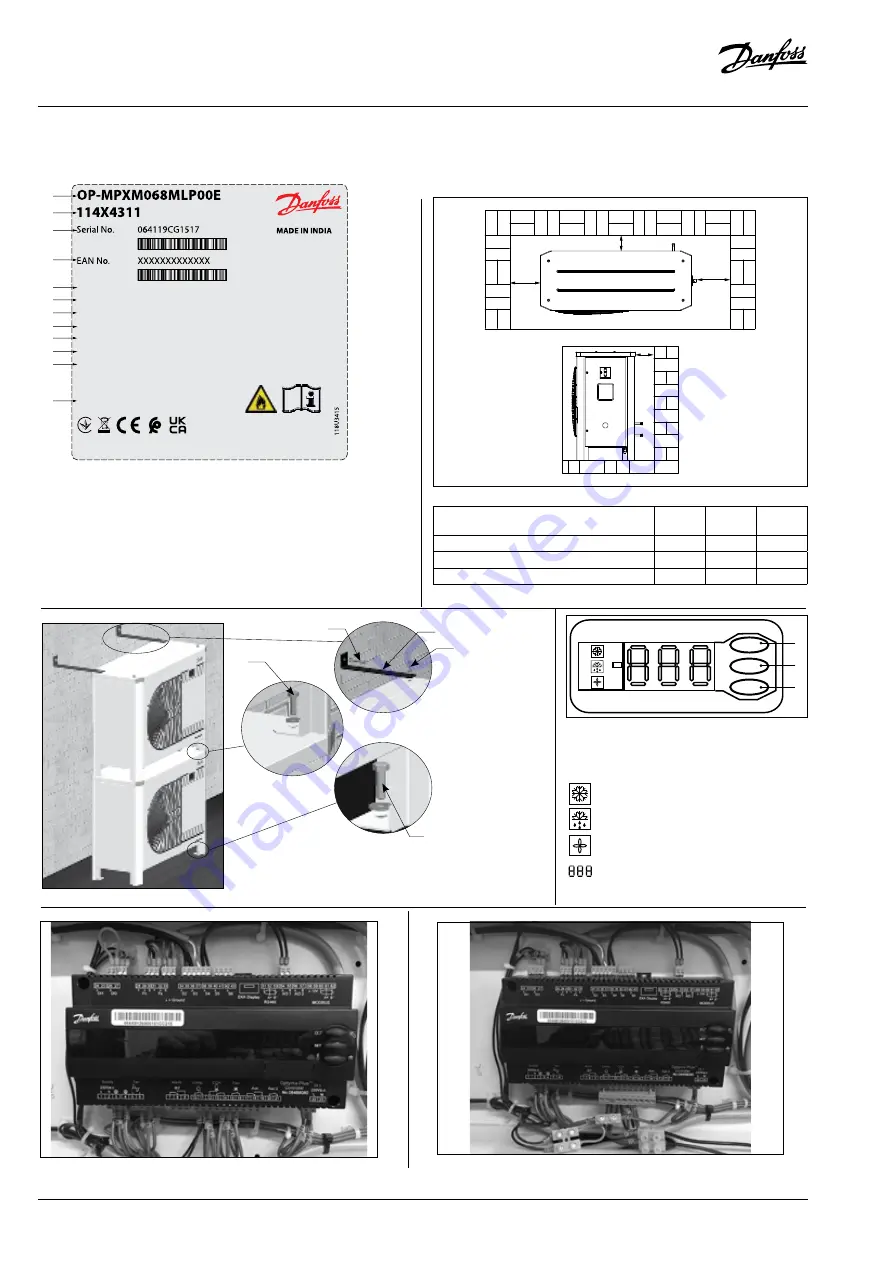 Danfoss Optyma Plus OP-LPV Instructions Manual Download Page 68