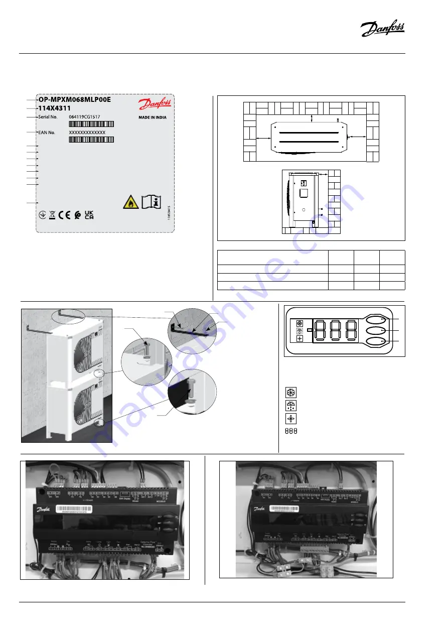 Danfoss Optyma Plus OP-LPV Instructions Manual Download Page 70