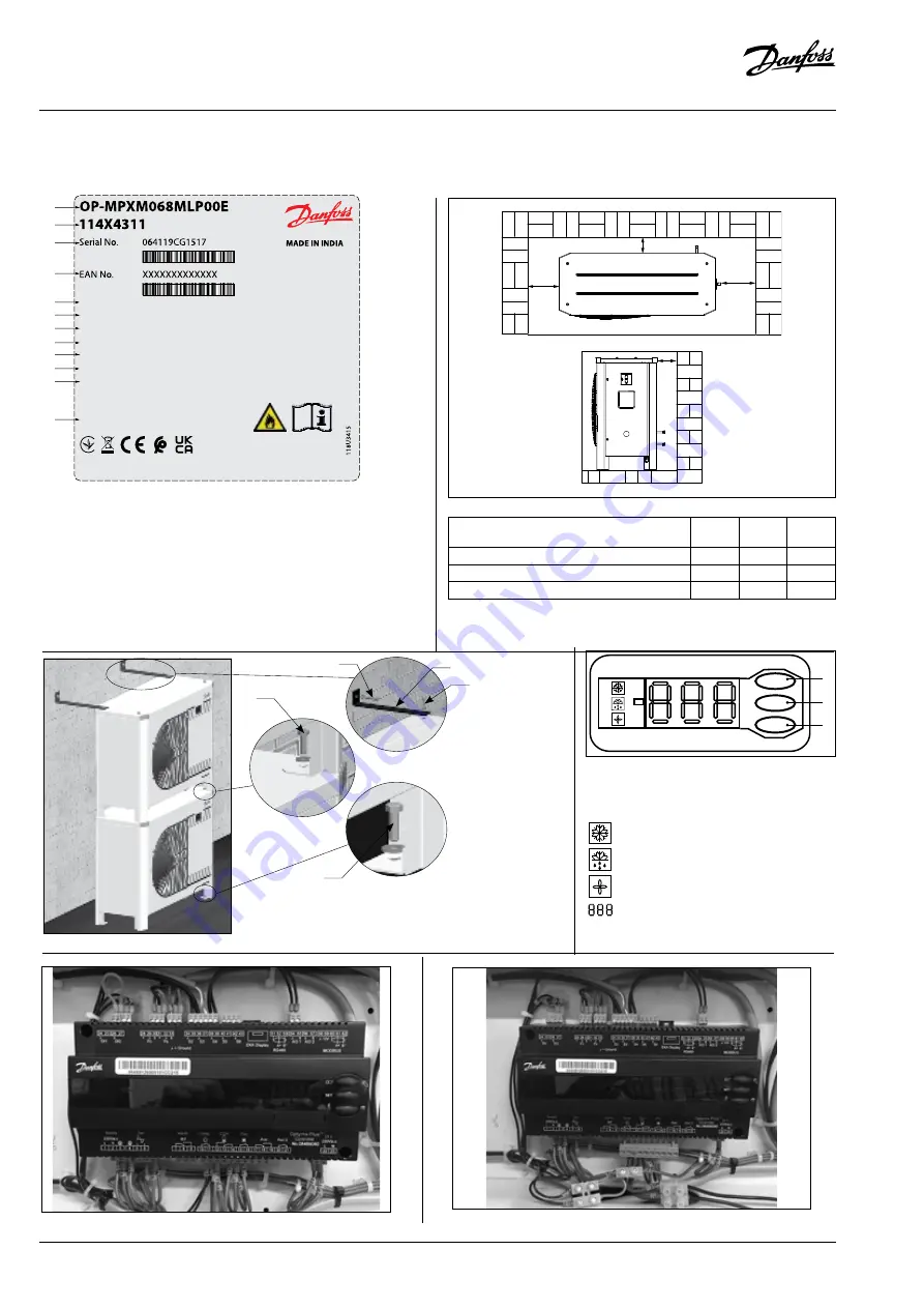 Danfoss Optyma Plus OP-LPV Instructions Manual Download Page 72