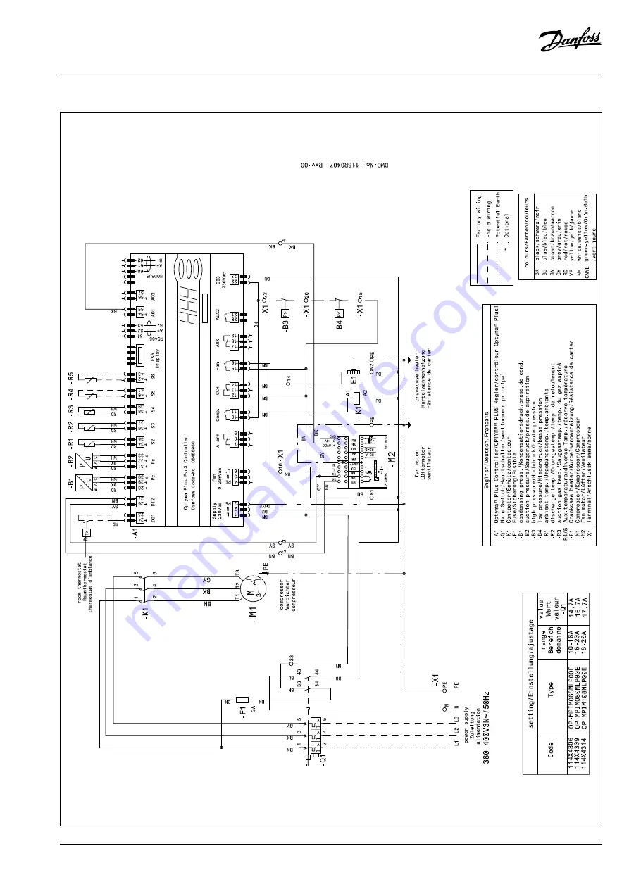 Danfoss Optyma Plus OP-LPV Instructions Manual Download Page 83