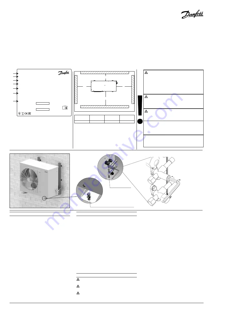 Danfoss Optyma Slim Pack OP-LSQM Series Instructions Manual Download Page 14