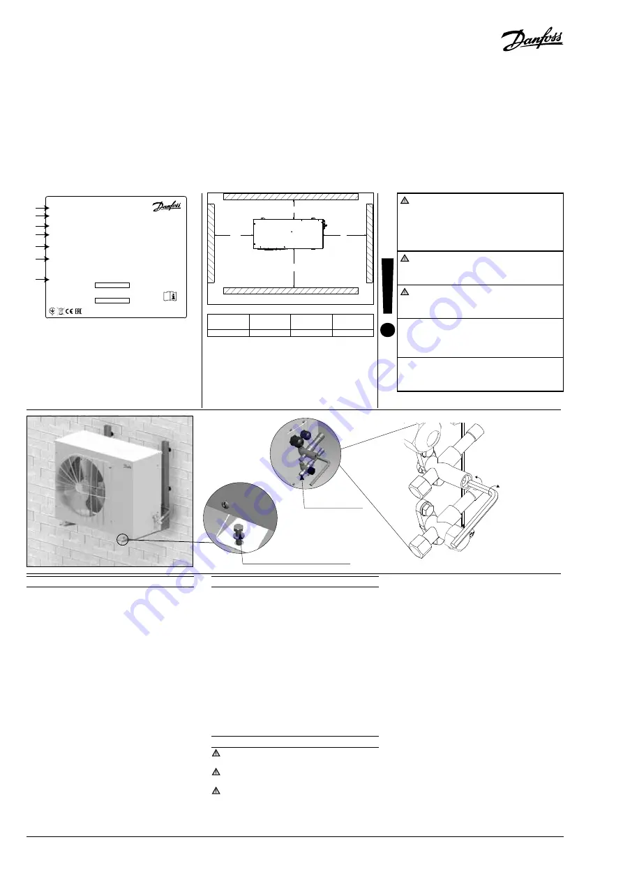 Danfoss Optyma Slim Pack OP-LSQM Series Instructions Manual Download Page 22