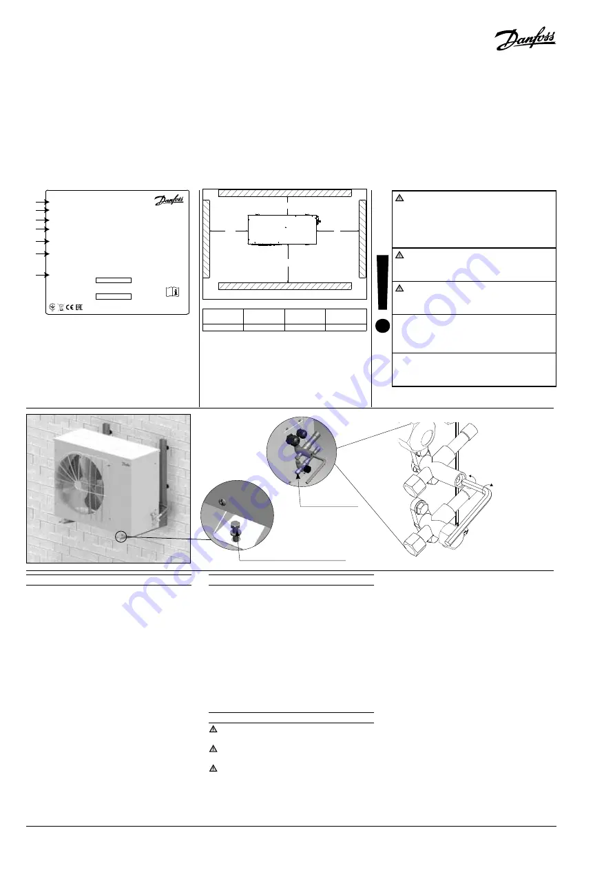 Danfoss Optyma Slim Pack OP-LSQM Series Instructions Manual Download Page 54