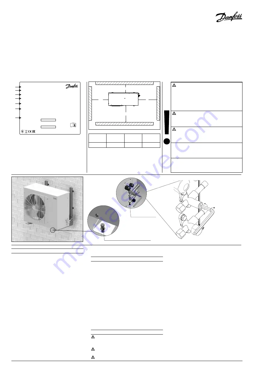 Danfoss Optyma Slim Pack OP-LSQM Series Instructions Manual Download Page 58