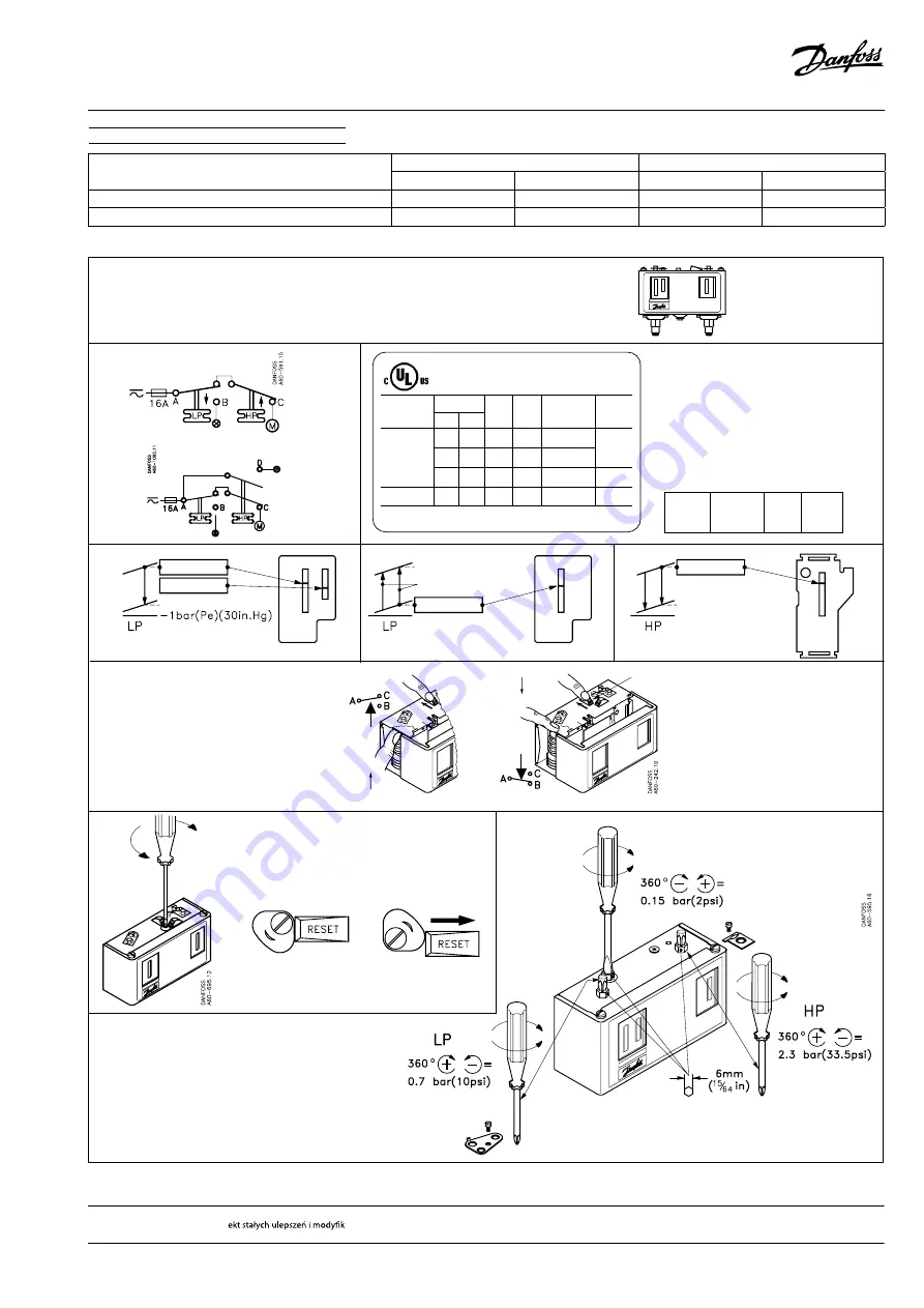 Danfoss Optyma Slim Pack OP-LSQM Series Instructions Manual Download Page 61