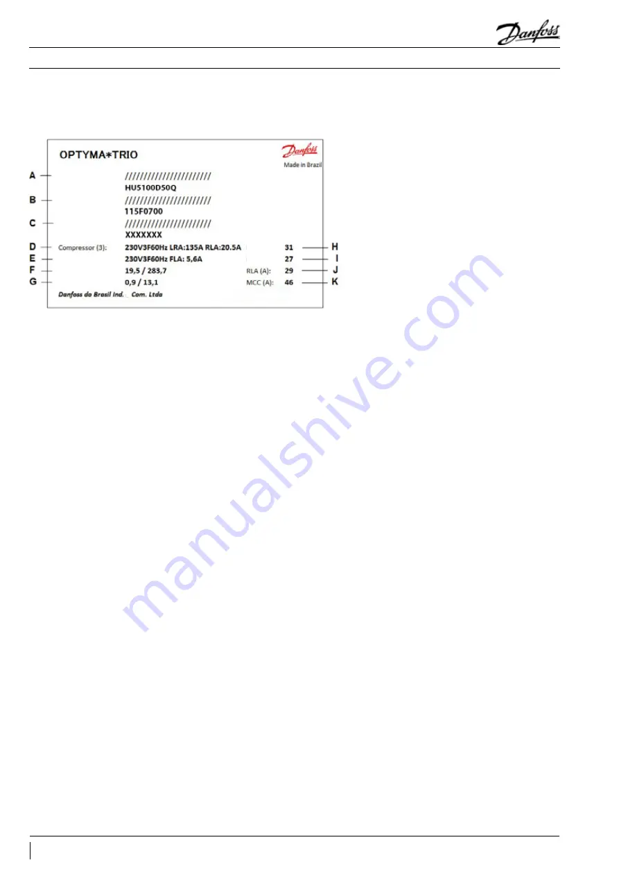 Danfoss Optyma Trio HU2900D50 Application Manual Download Page 8