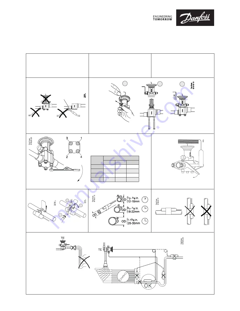 Danfoss TE 5 Installation Manual Download Page 1