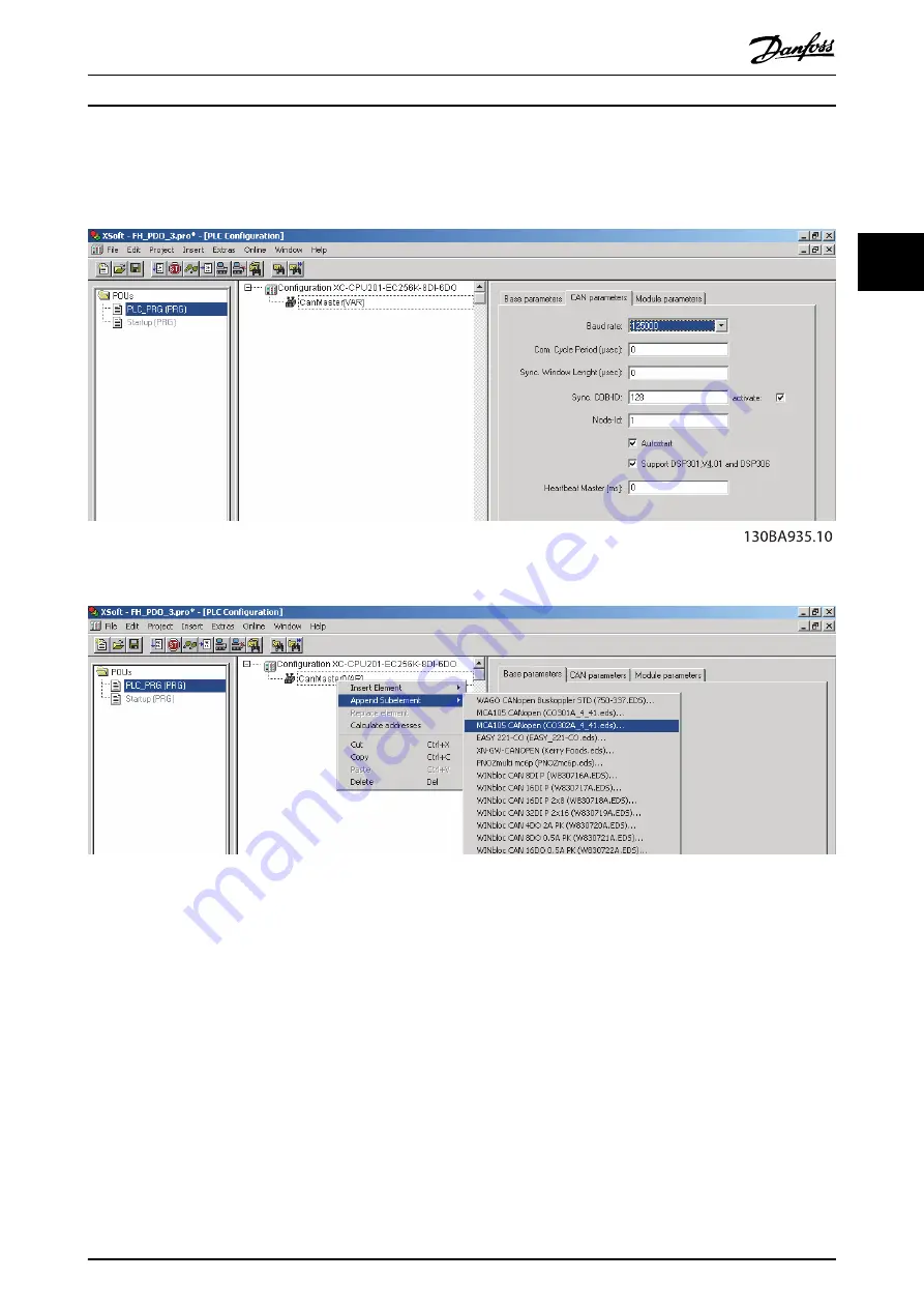 Danfoss VLT CANopen MCA 105 Programming Manual Download Page 13