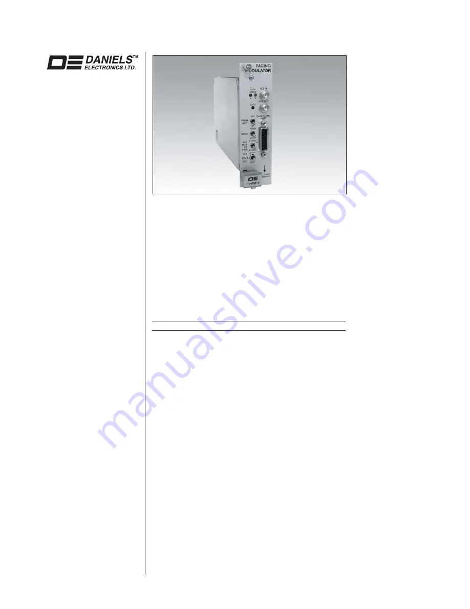 Daniels VT-3H035-SWA3 Instruction Manual Download Page 37