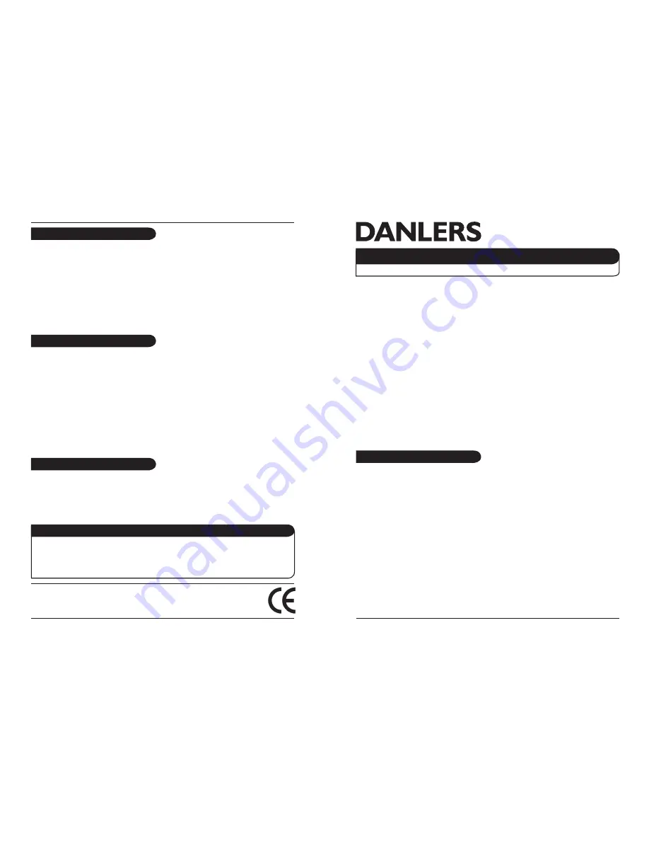 DANLERS CEFL PIR LR Installation Notes Download Page 1