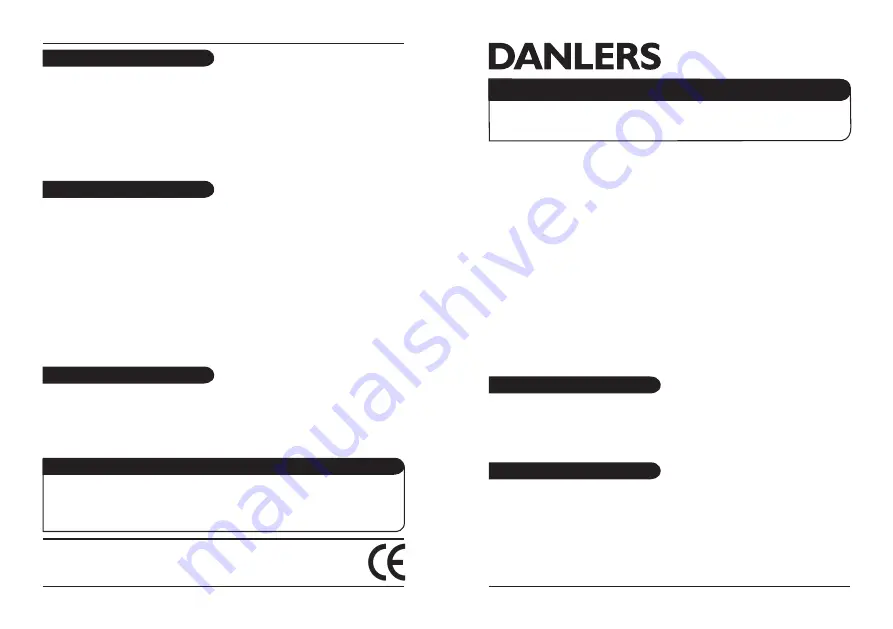 DANLERS CEFL PIR Installation Notes Download Page 1