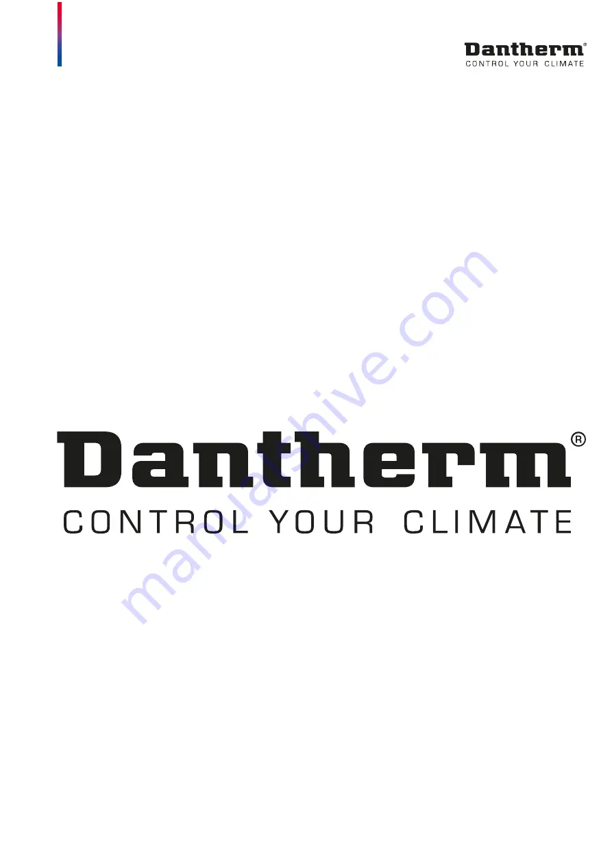 Dantherm CDT 30S MK III Service Manual Download Page 1