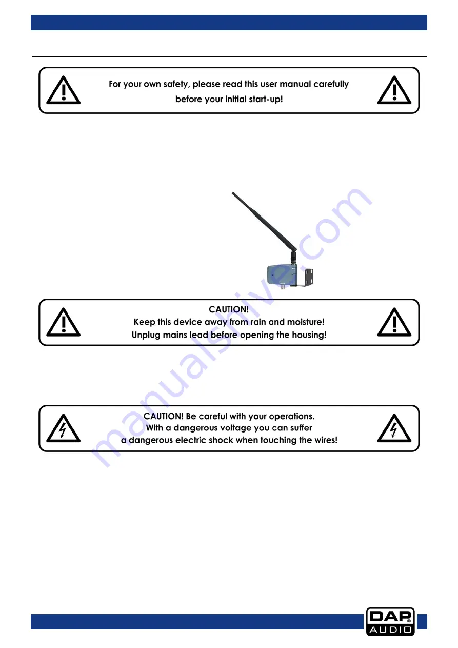 DAPAudio Antenna Booster Скачать руководство пользователя страница 3