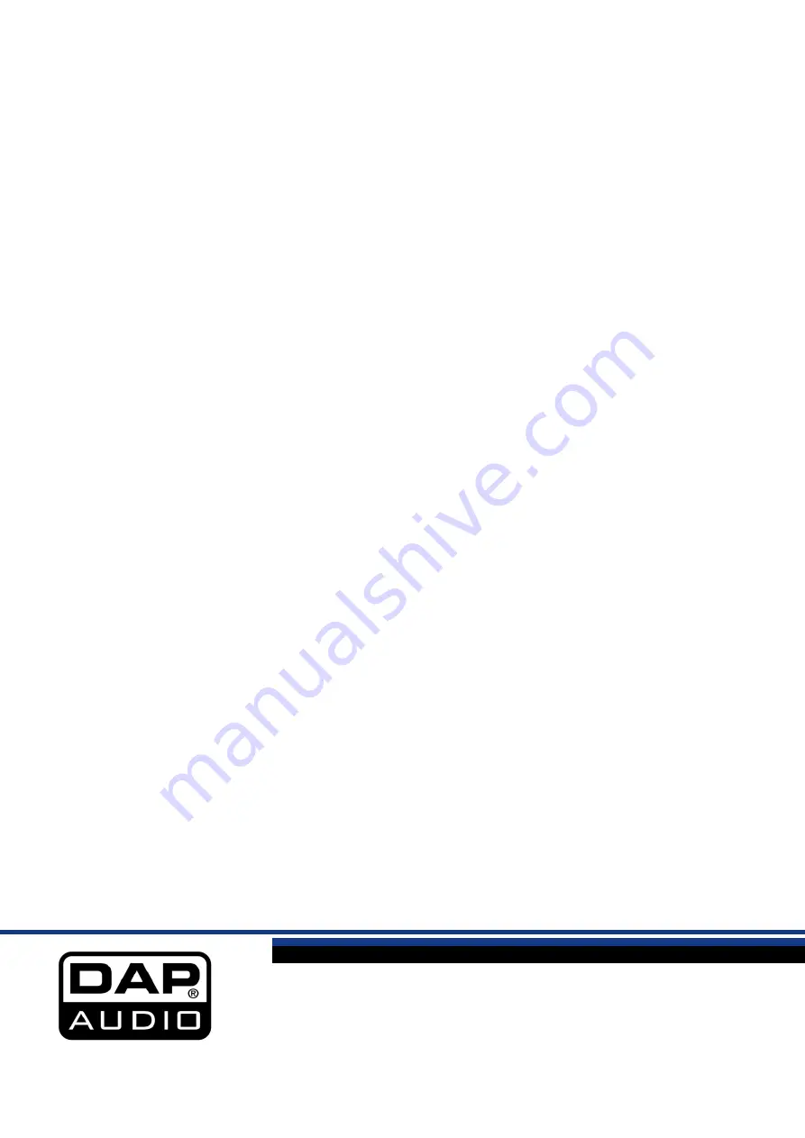 DAPAudio Clubmate I Manual Download Page 12