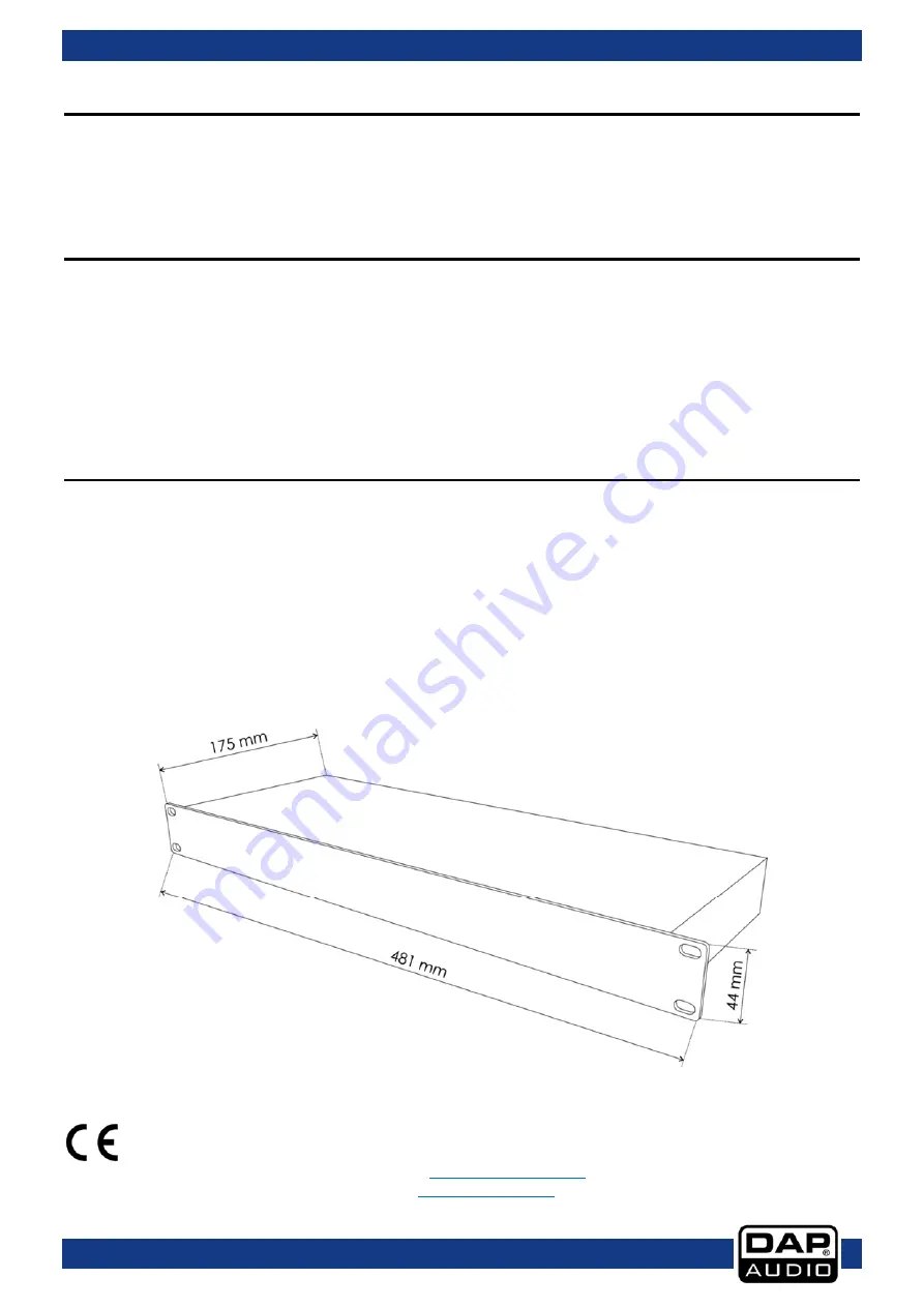 DAPAudio Compact 6.2 D2320 Manual Download Page 13