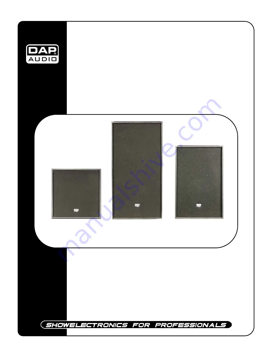 DAPAudio Concert D3470 Product Manual Download Page 1