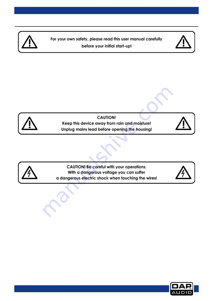 DAPAudio CST-6506 Manual Download Page 3