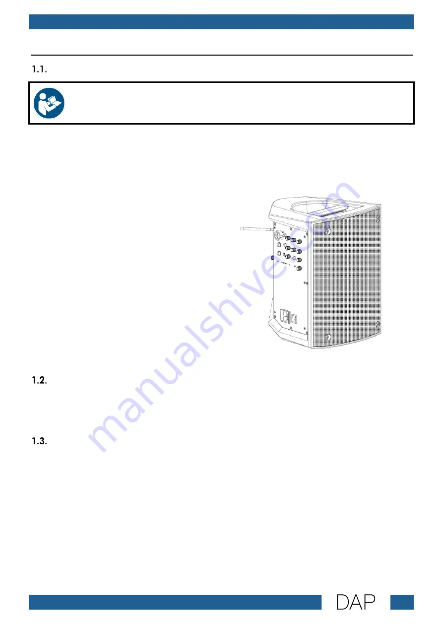 DAPAudio D2612 Скачать руководство пользователя страница 5