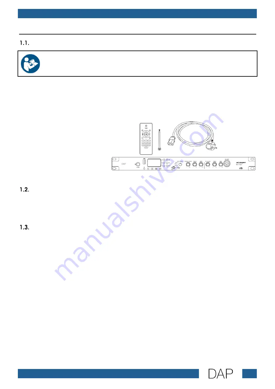 DAPAudio MP-100DBT Скачать руководство пользователя страница 5