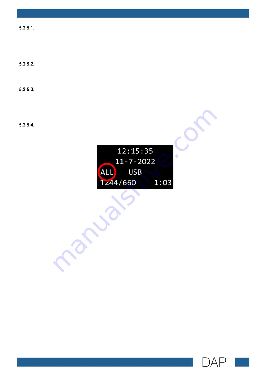 DAPAudio MP-100DBT User Manual Download Page 22