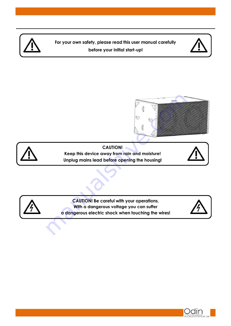 DAPAudio Odin S-218A Ultra Sub Manual Download Page 3