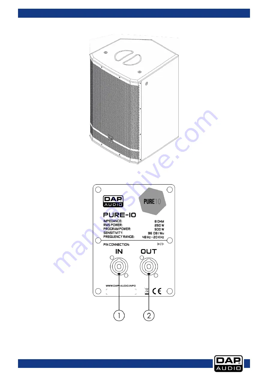 DAPAudio Pure-10 Manual Download Page 8