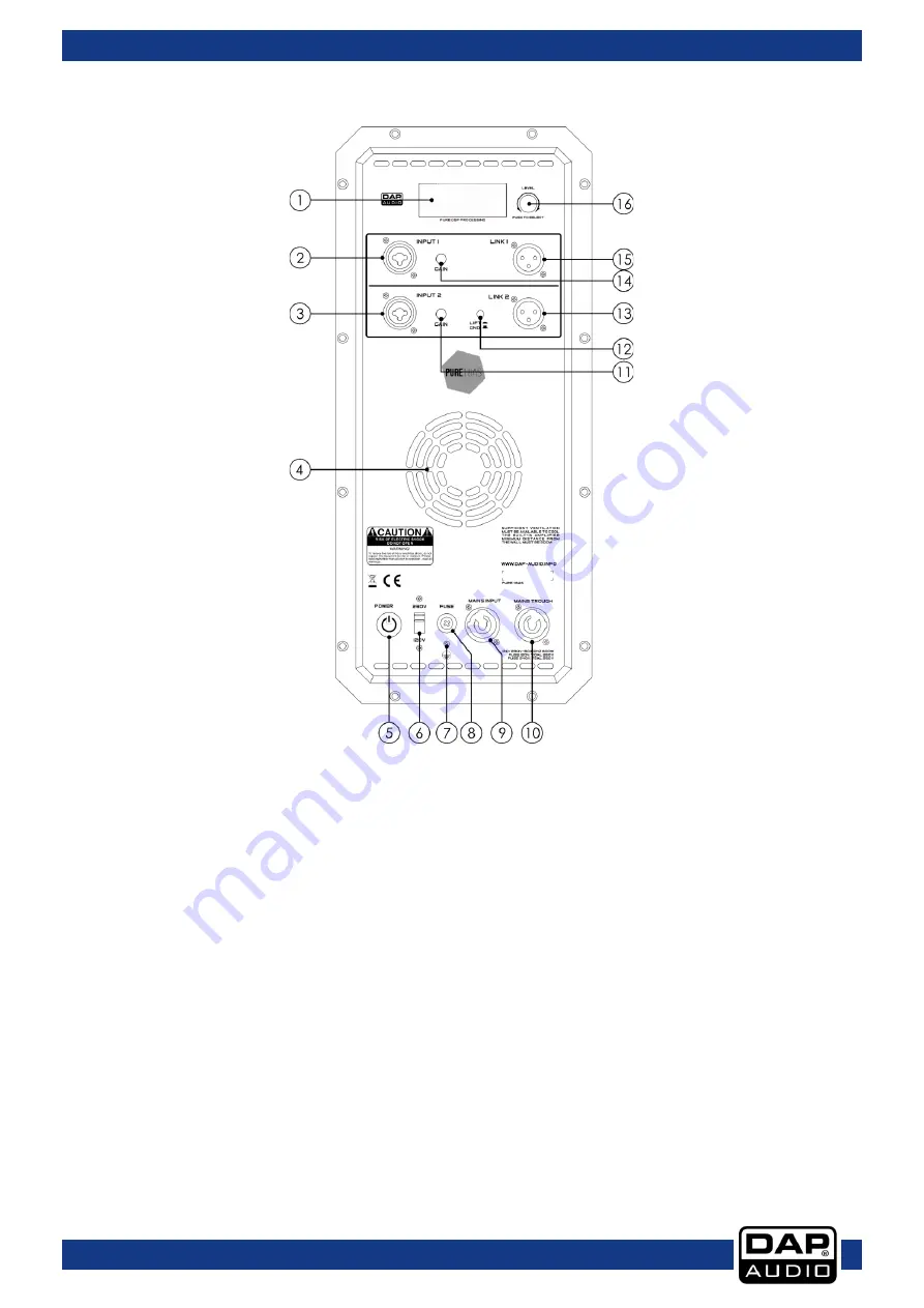 DAPAudio Pure-18AS Manual Download Page 7