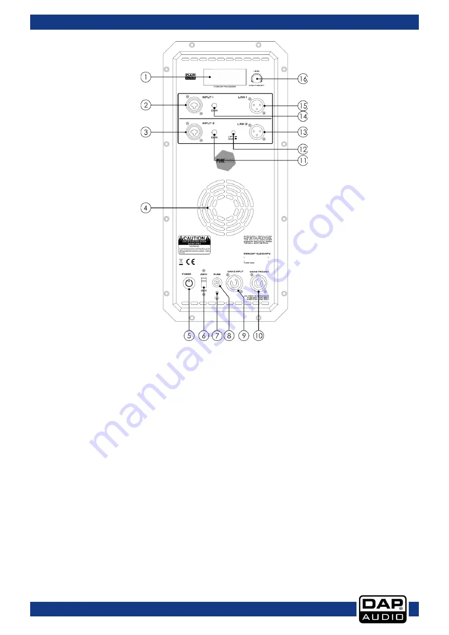 DAPAudio Pure-18AS Скачать руководство пользователя страница 8