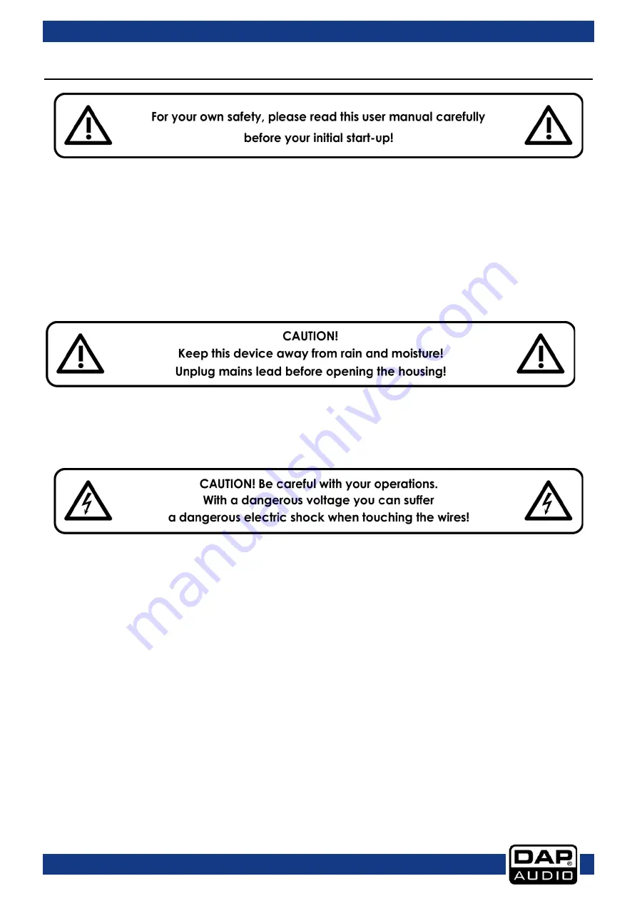 DAPAudio WMS-40B Manual Download Page 3