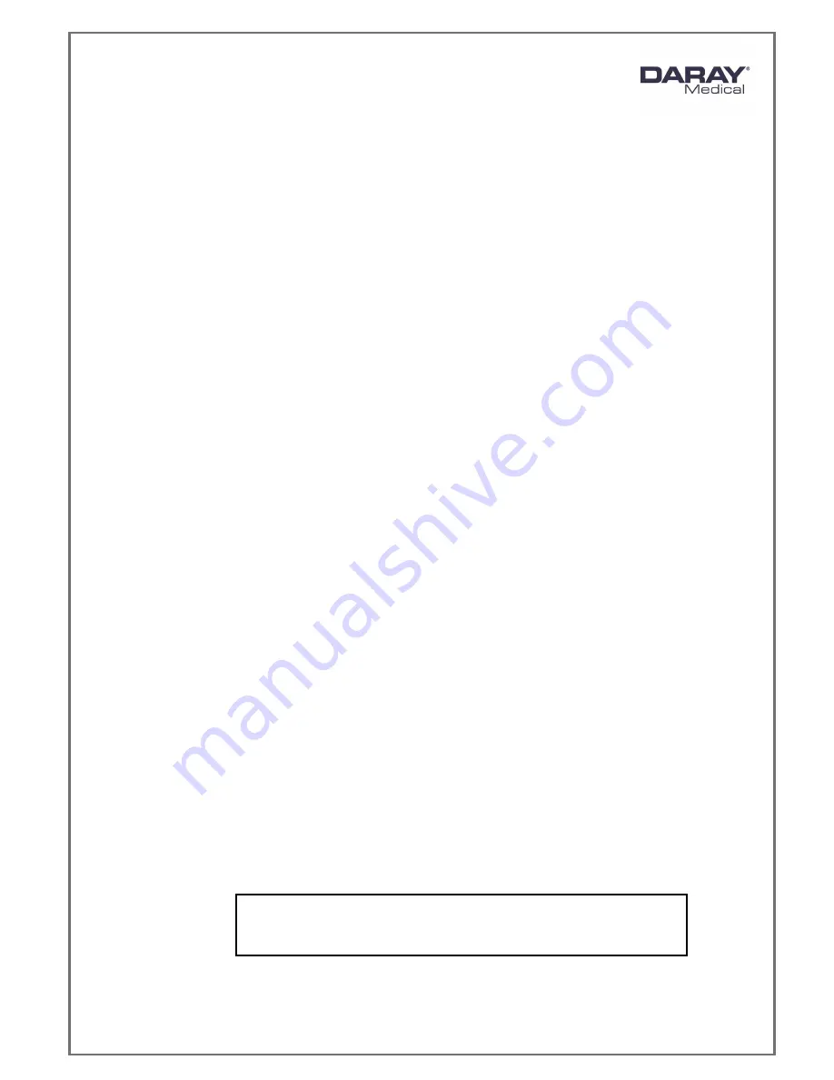 DARAY MAG700 Range Installation Manual Download Page 19