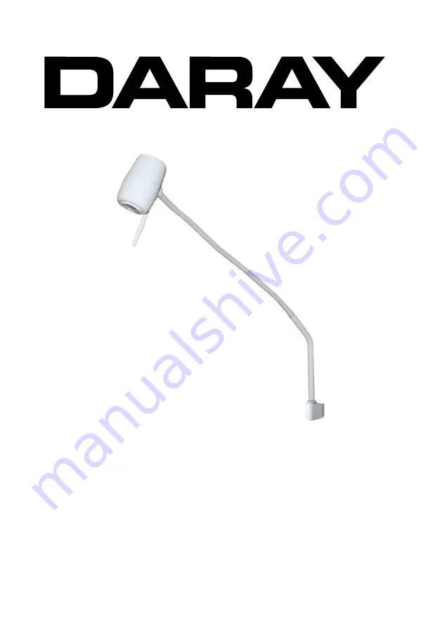 DARAY X230LED Installation And Operating Manual Download Page 1