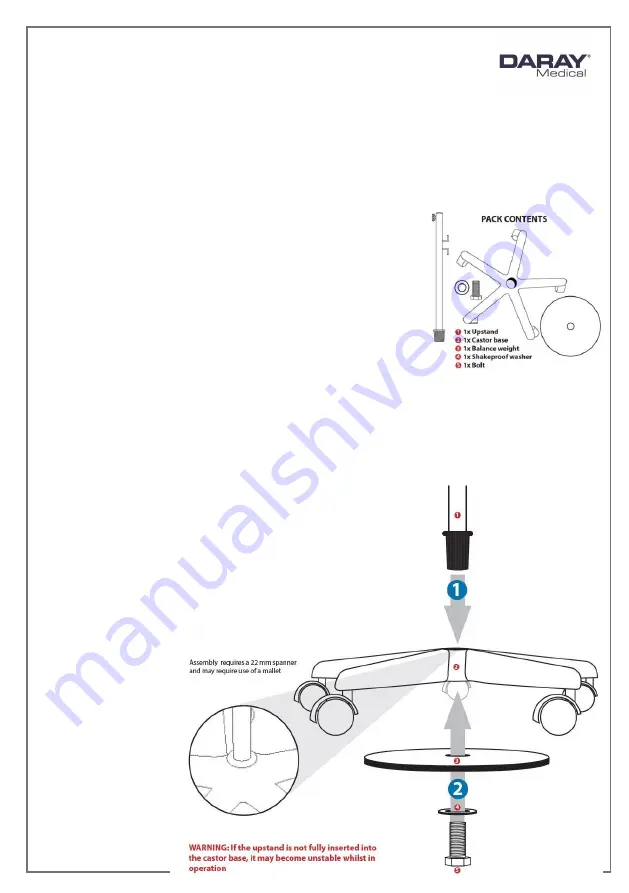 DARAY X240 Operating & Installation Manual Download Page 20