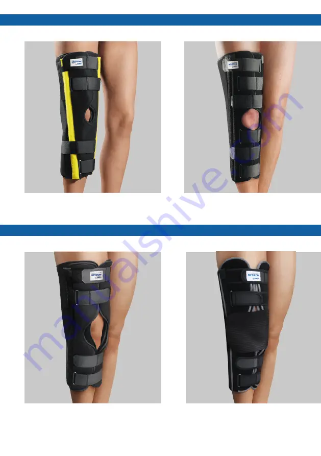 Darco MECRON Knee Splints Скачать руководство пользователя страница 2