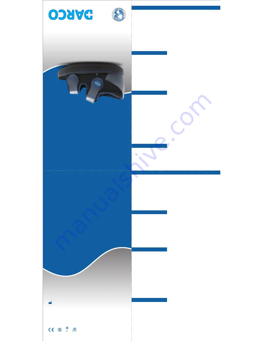 Darco OPTIMA Europa Instruction Manual Download Page 1