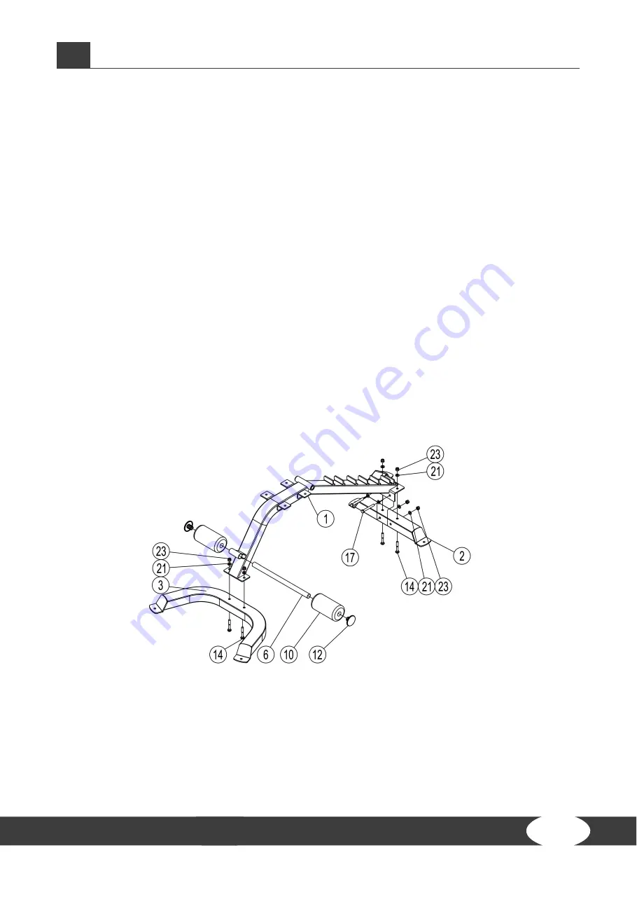 Darwin Fitness FB70 Assembly And Operating Instructions Manual Download Page 9