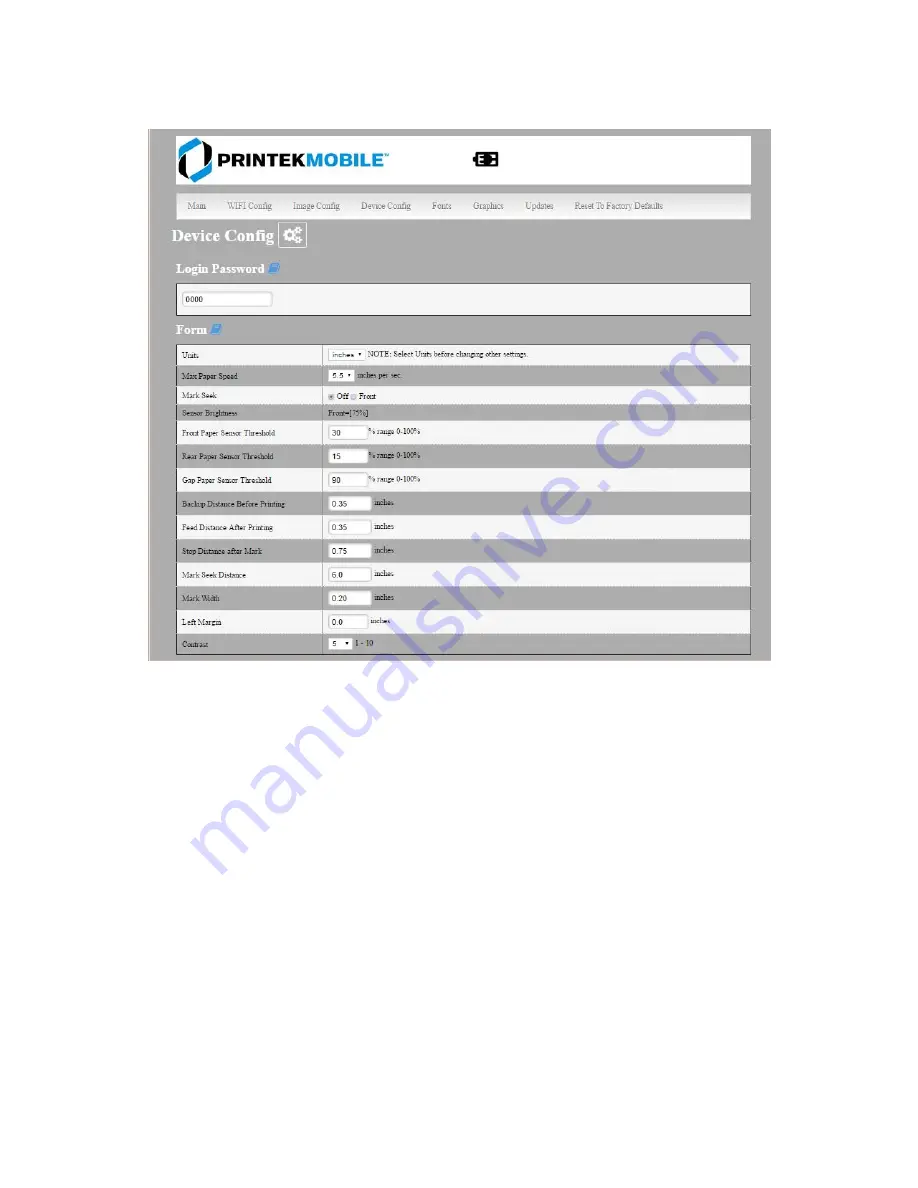 Dascom Tally PrintekMobile DP-541 Series Скачать руководство пользователя страница 17