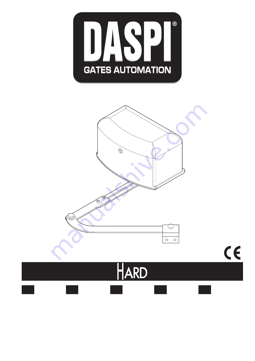 Daspi Hard Instruction Manual And Spare Parts Catalogue Download Page 1