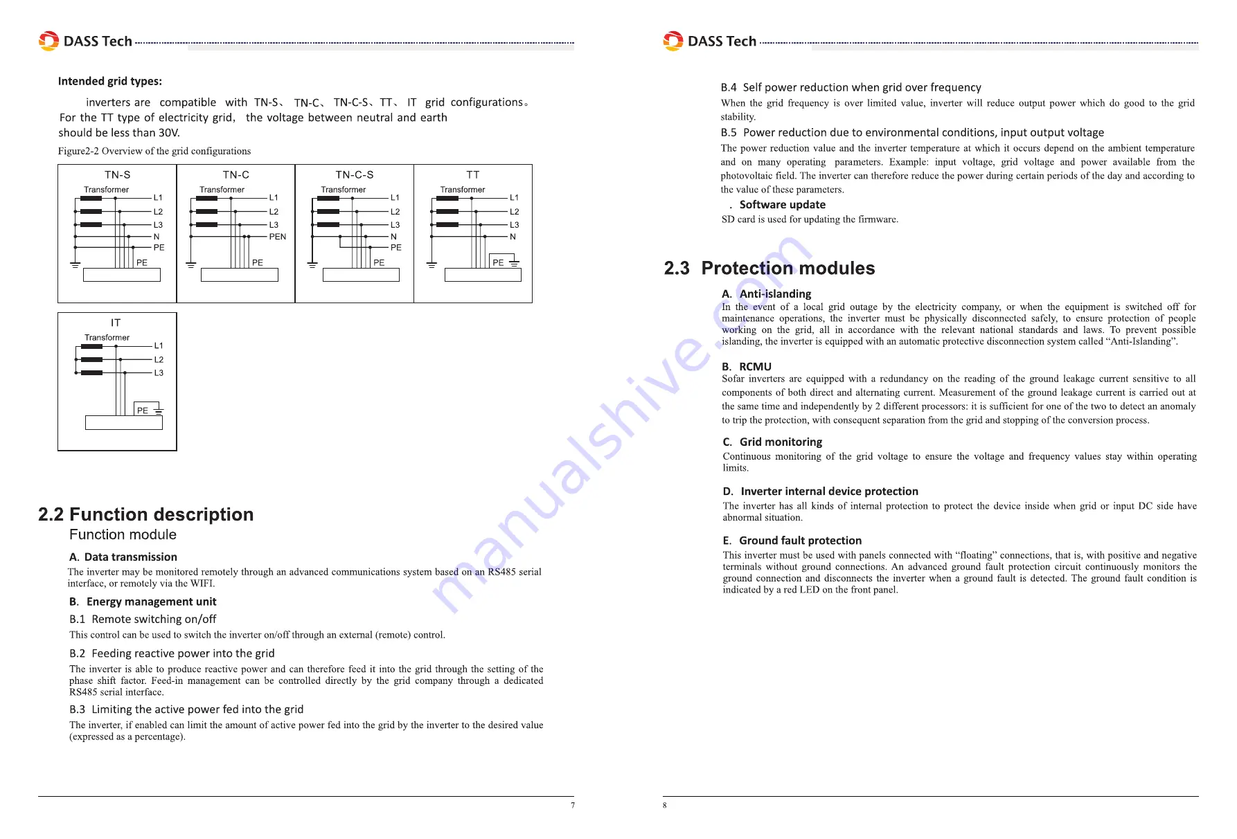 DASS Tech DSP 3320i-ODS Manual For Use And Installation Download Page 7