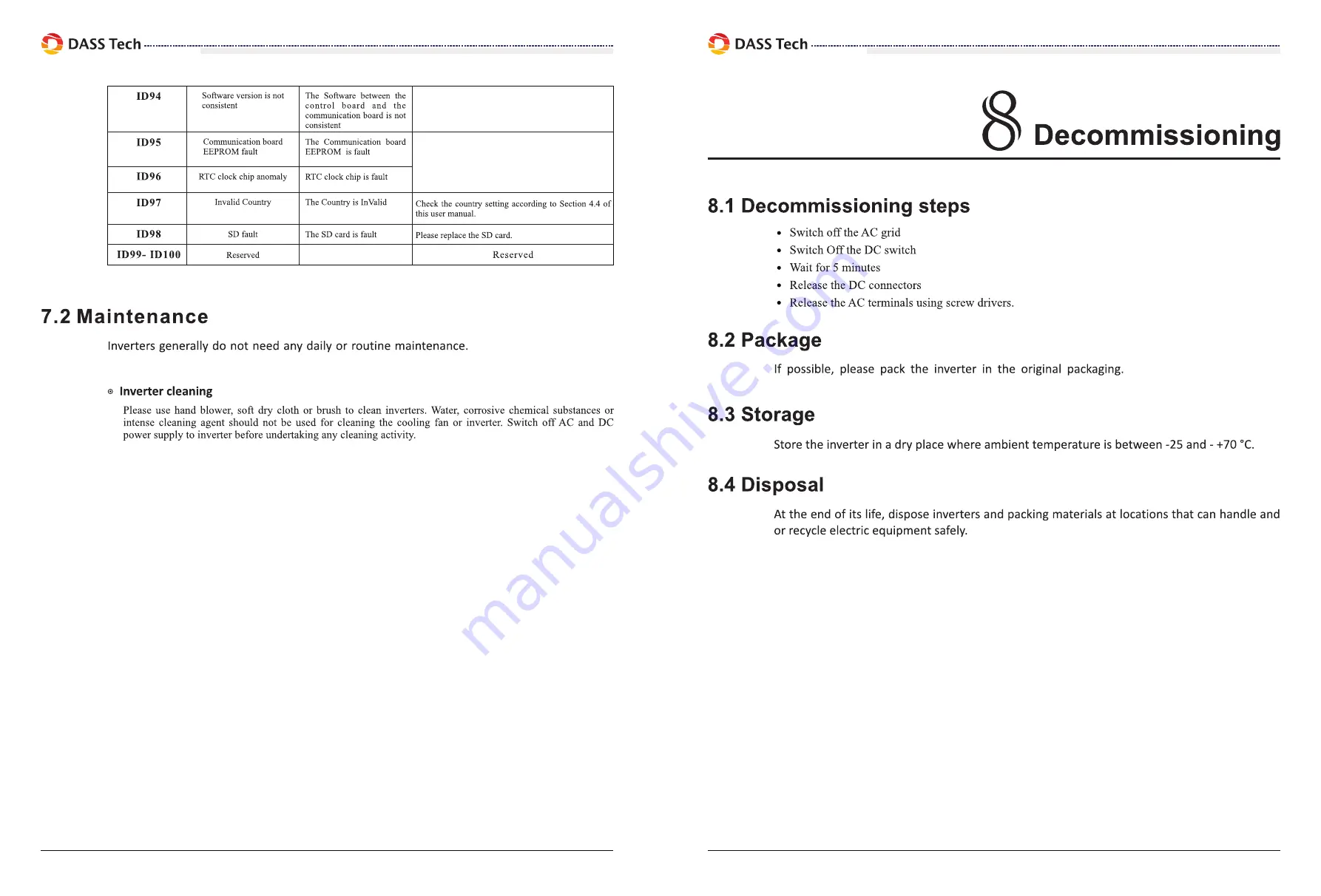 DASS Tech DSP 3320i-ODS Скачать руководство пользователя страница 28