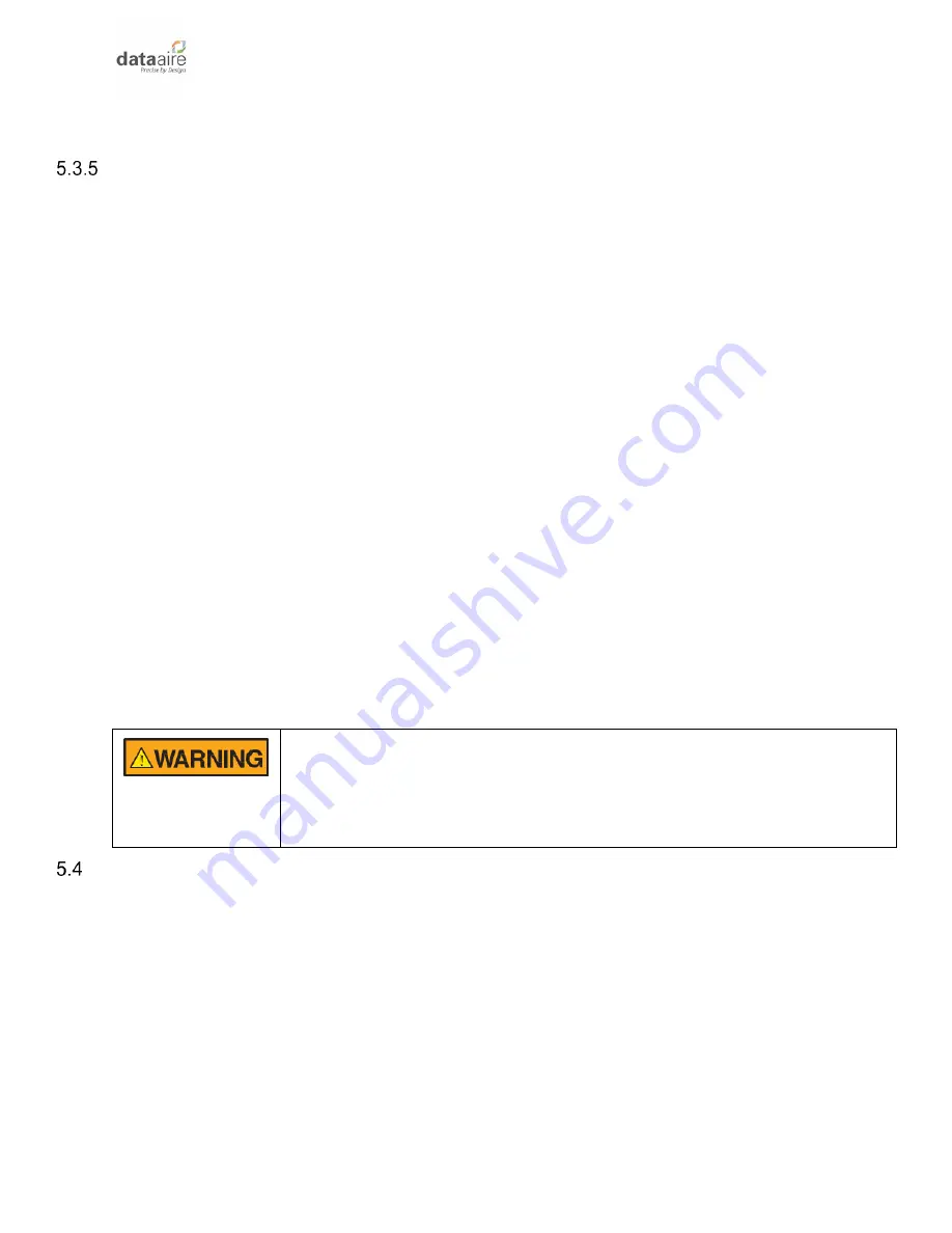 Data Aire DA PA-04 Installation, Operation & Maintenance Manual Download Page 46